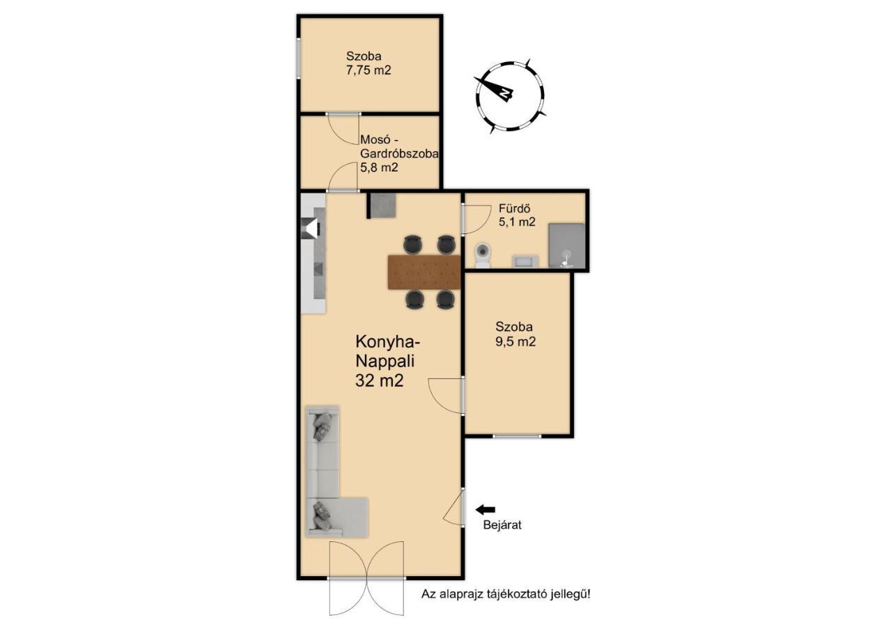Deli Terasz A Apartman Free Parking, Self-Check-In Anytime เยอร์ ภายนอก รูปภาพ